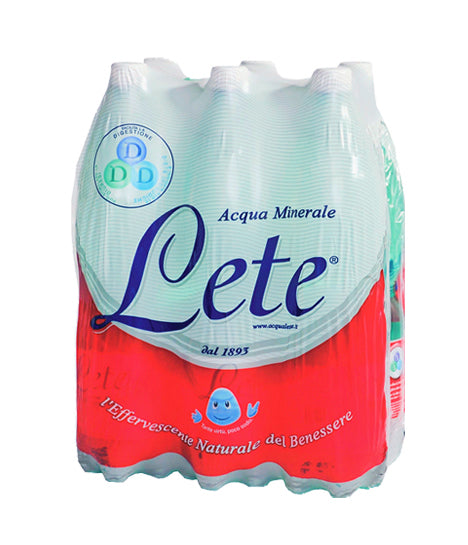 Lete Acqua Minerale Effervescente Naturale 6 x 1,5 L
