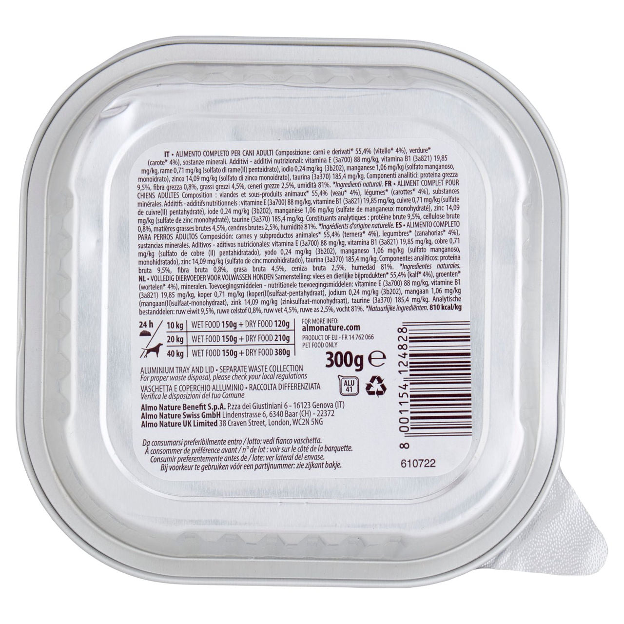 almo nature Daily con Vitello e Carote 300 g