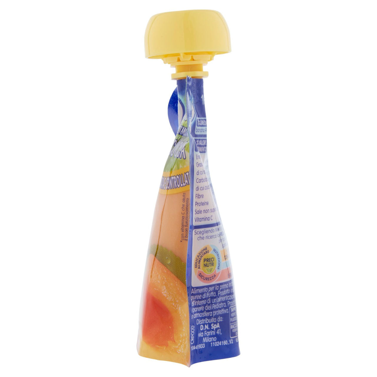 MELLIN Merenda di Frutta 100% Albicocca Pouch 90 g