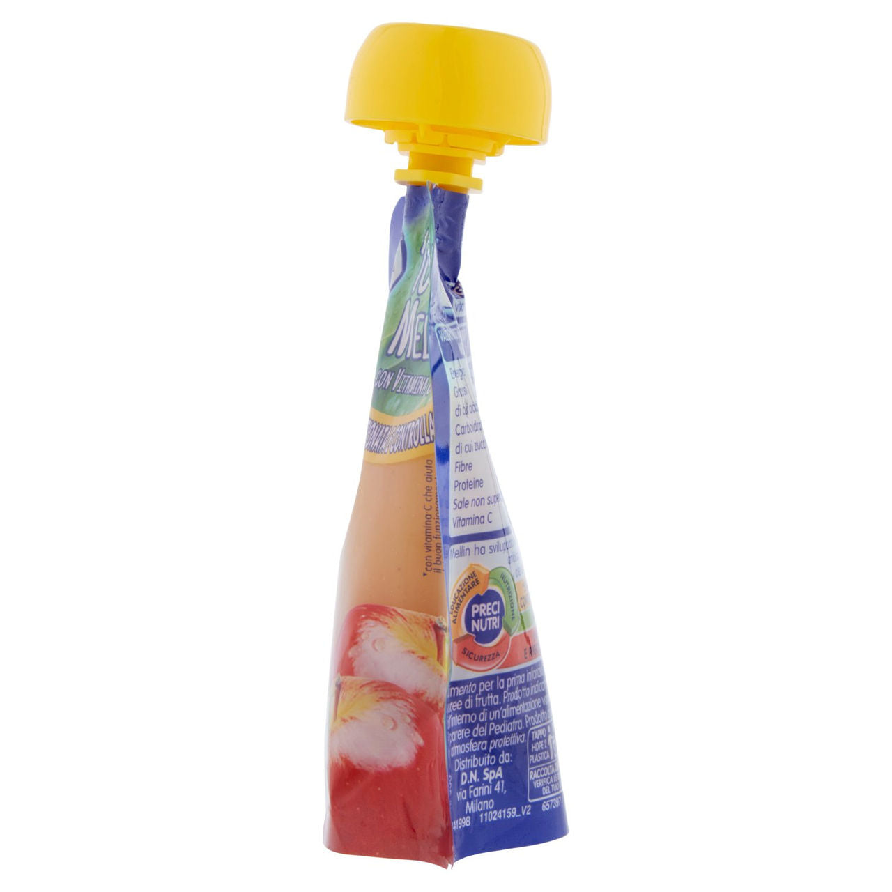 MELLIN Merenda di Frutta 100% Mela Pouch 90 g