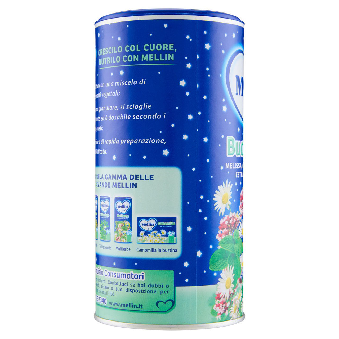 Mellin Buonanotte melissa, camomilla, verbena estratto granulare 200 g