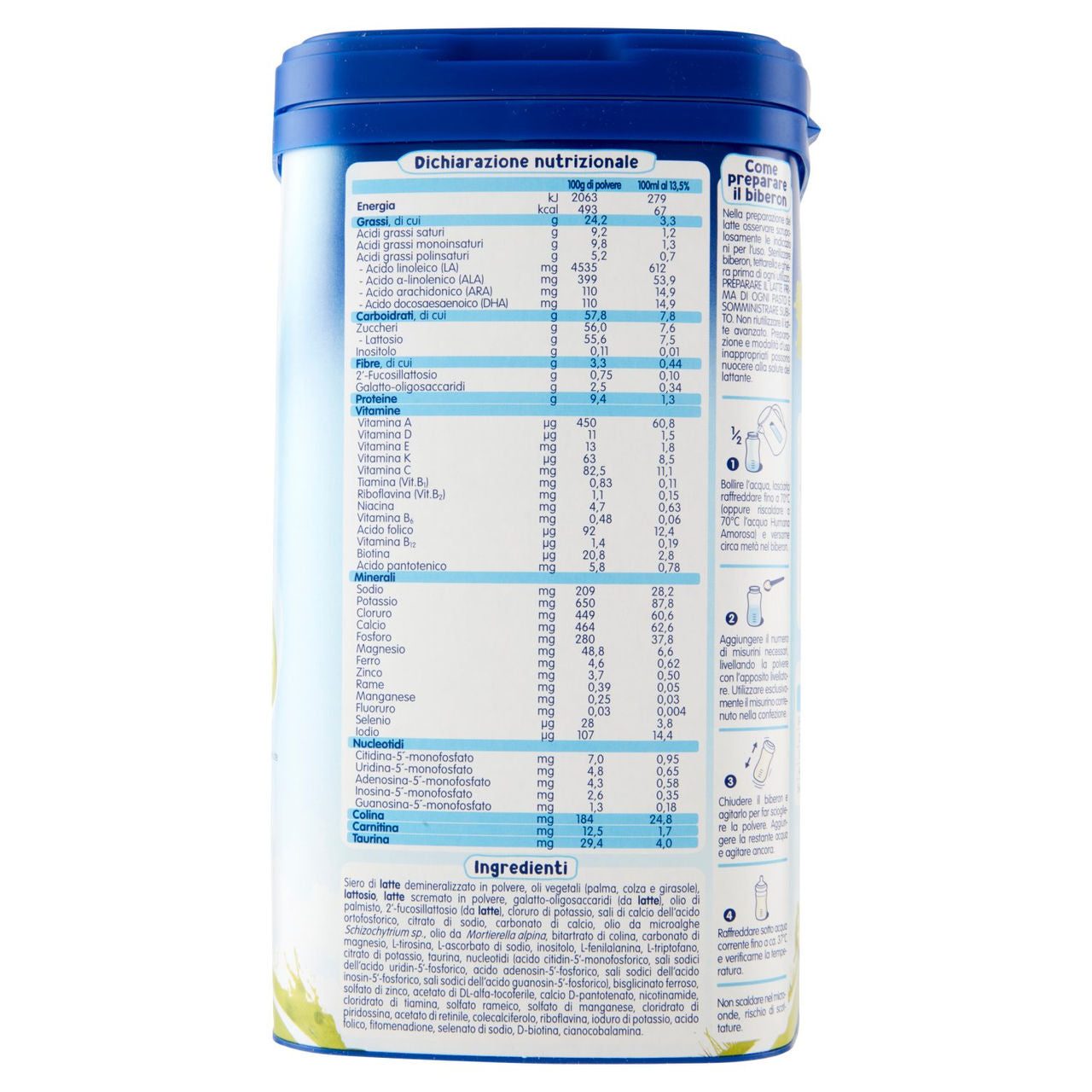 Humana 1 Latte per lattanti 800 g