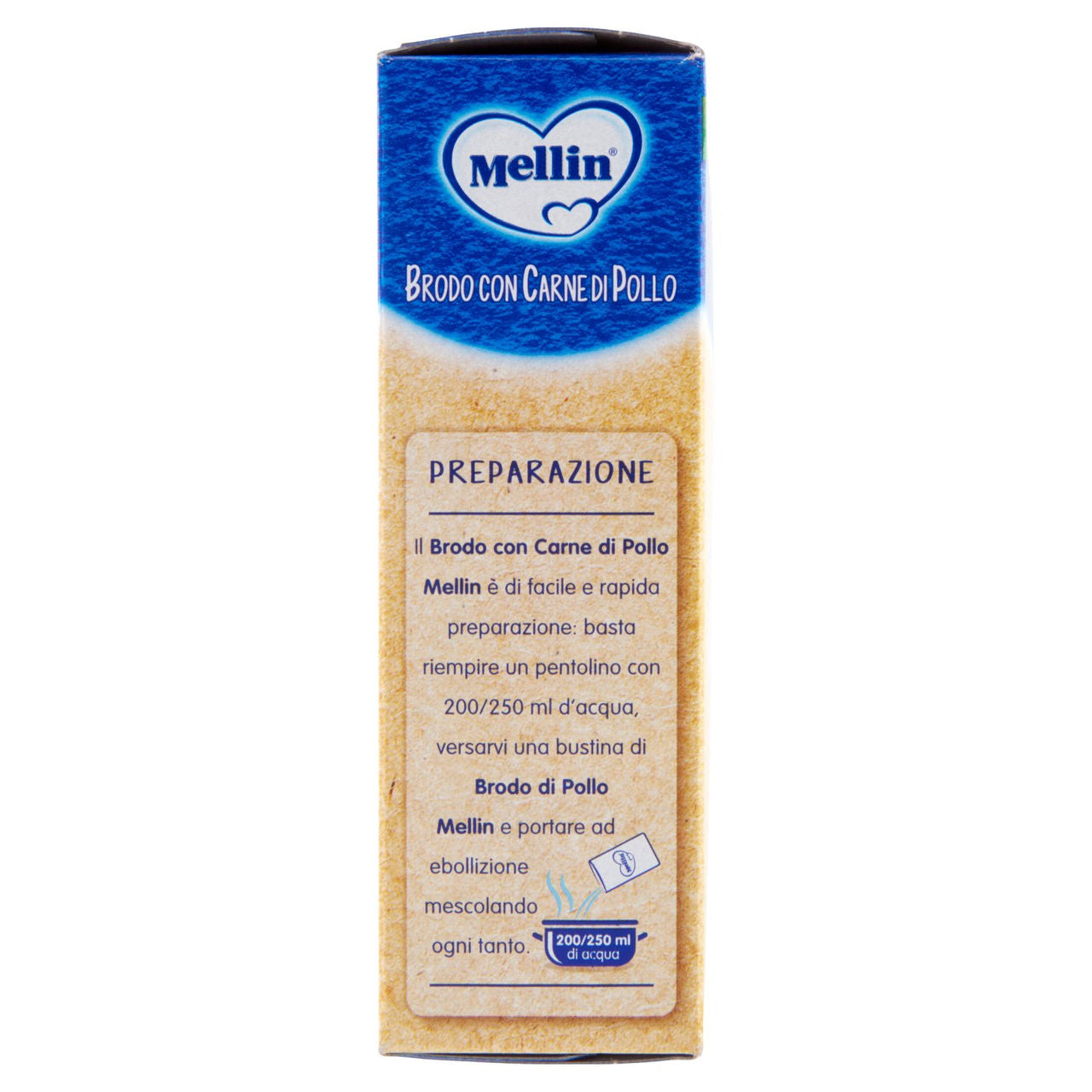 MELLIN Brodo di Pollo (10 bustine monodose da 5g) 50 g