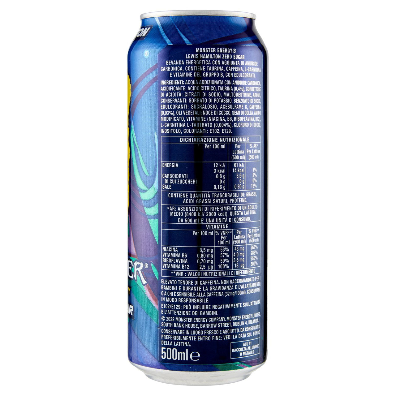 Monster Energy Lewis Hamilton Zero Sugar 500 ml