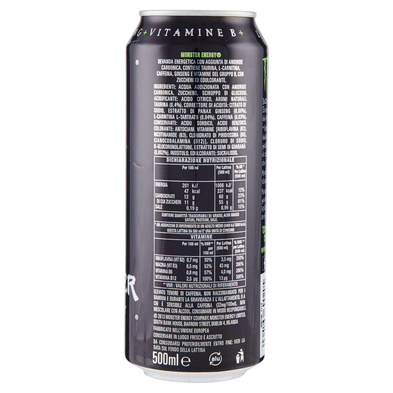 Monster green da 0,5 l