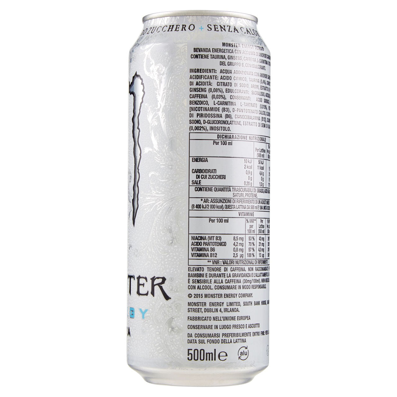 Monster Ultra White lattina da 500ml