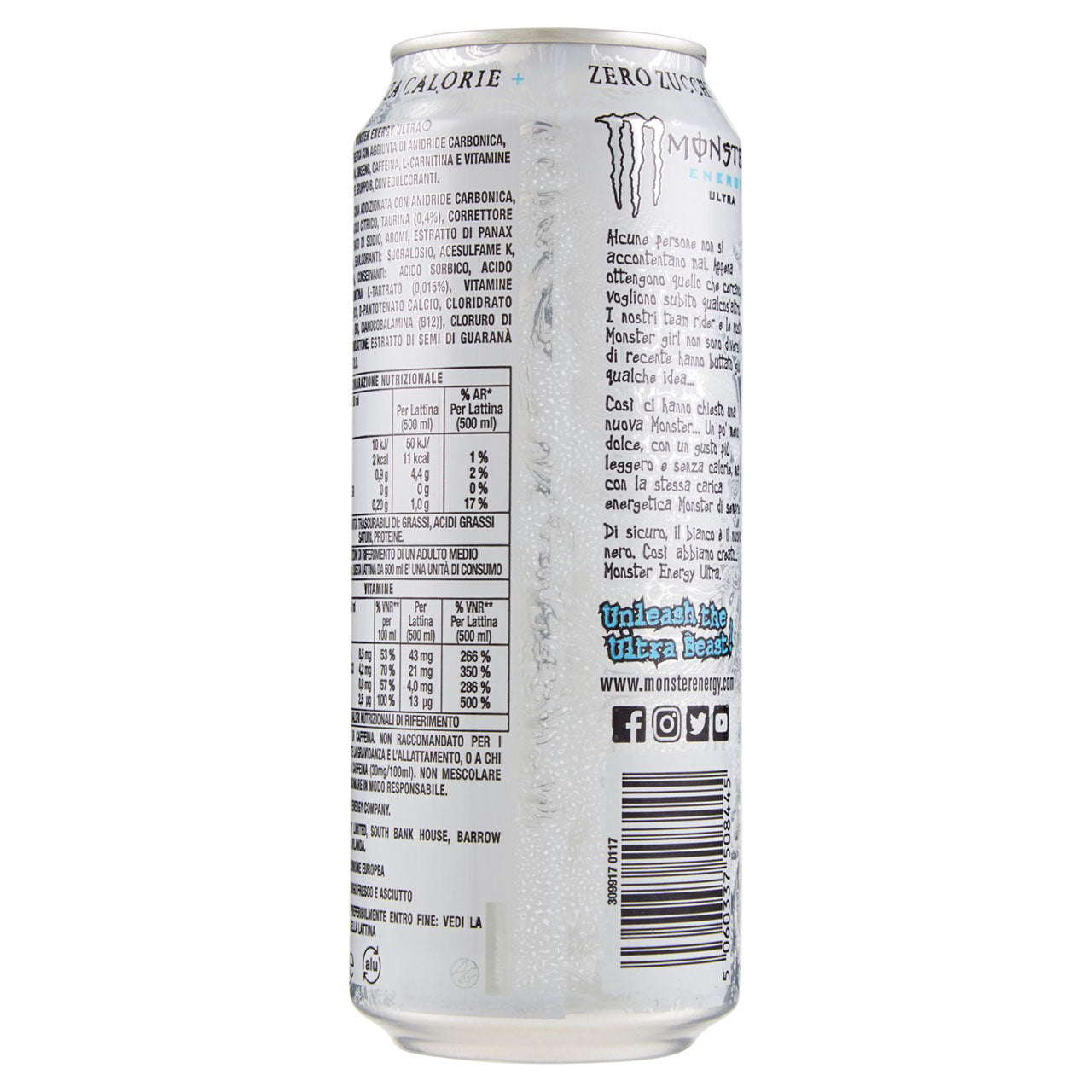 Monster Ultra White lattina da 500ml