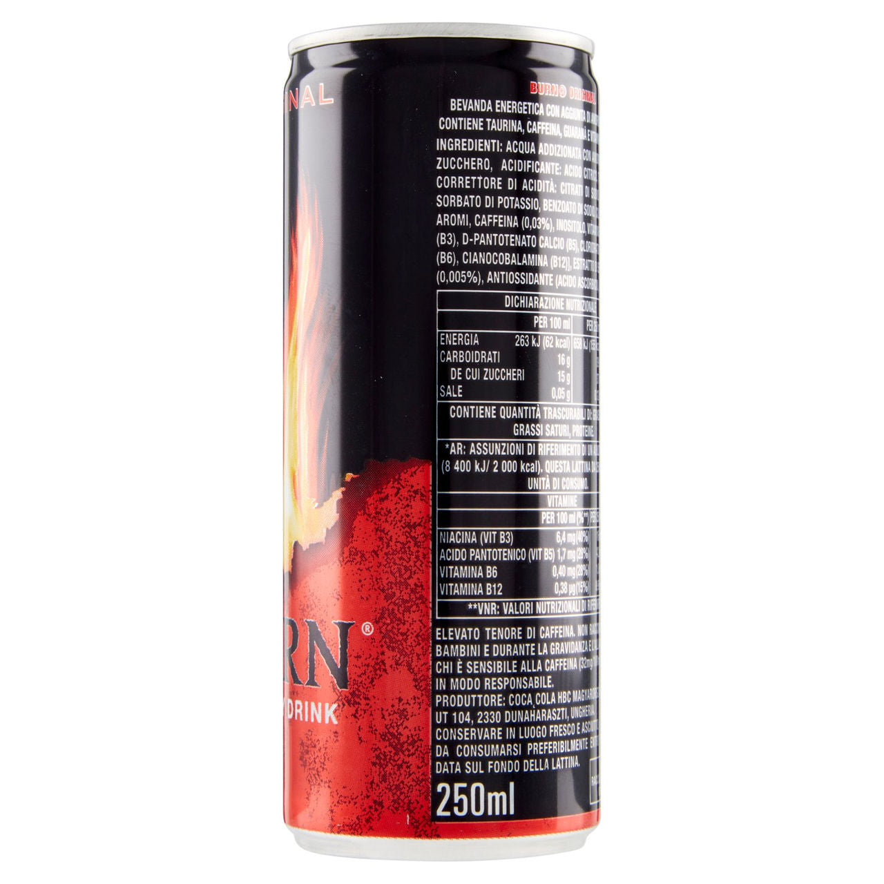 Burn Original Slim Can 250 ml