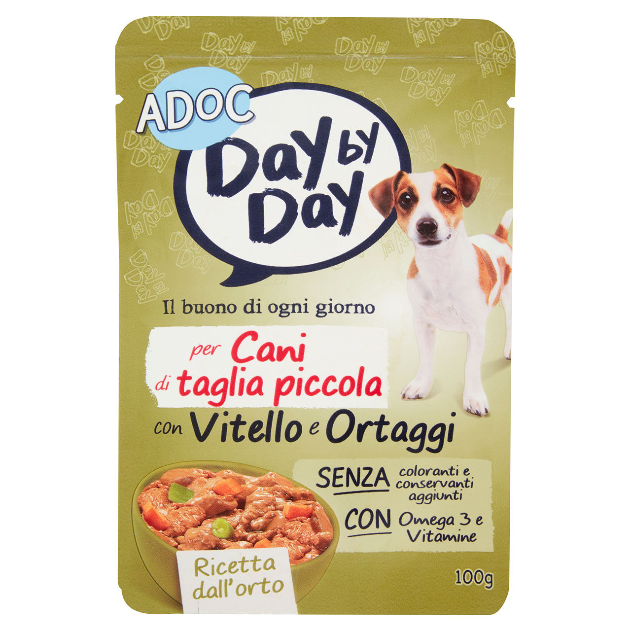 ADoC Day by Day per Cani di taglia piccola con Vitello e Ortaggi 100 g