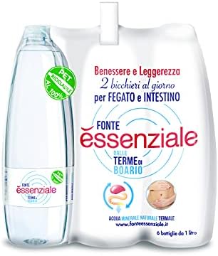 Fonte essenziale Acqua Minerale Naturale Termale 6 x 1 L