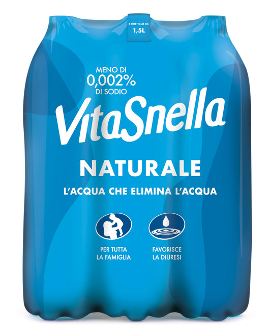 Vitasnella Naturale 6 x 1,5 L