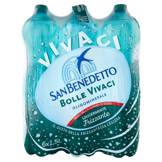 San Benedetto Oligominerale Benedicta Leggermente Frizzante 1,5 L x 6