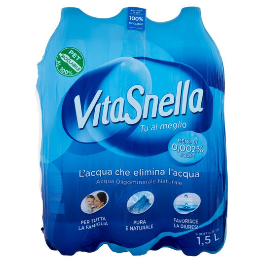 Vitasnella Naturale 6 x 1,5 L