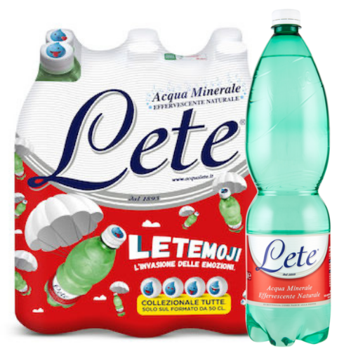 Lete Acqua Minerale Effervescente Naturale 6 x 1,5 L