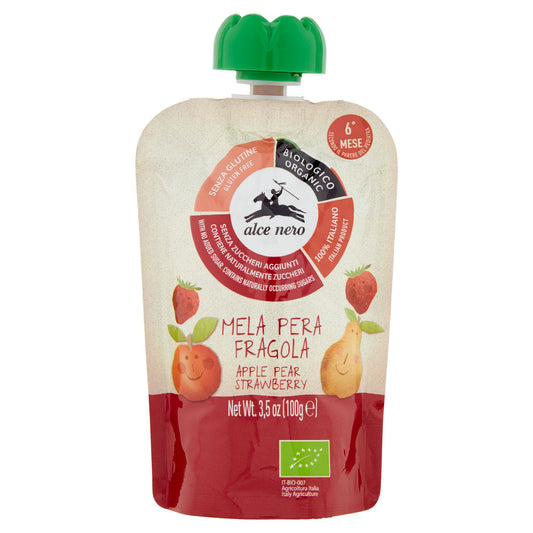 alce nero Mela Pera Fragola 100 g
