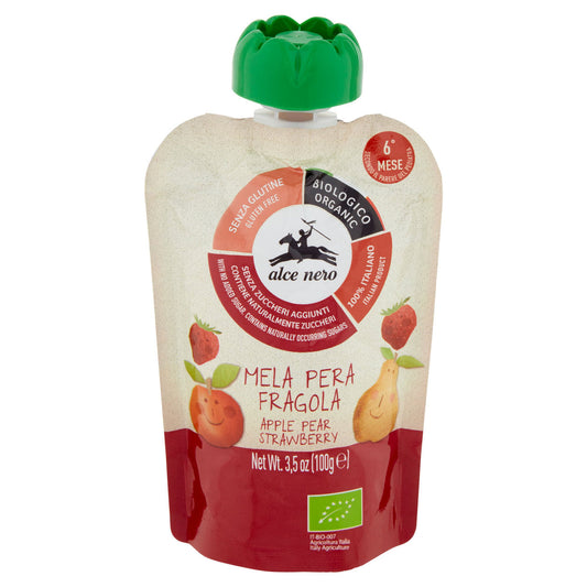 alce nero Mela Pera Fragola 100 g