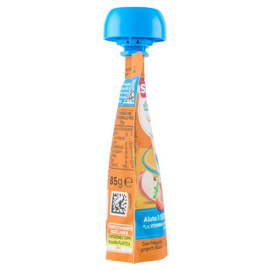 Plasmon il Frullato Nutri mune Fragola e Yogurt con Mela 85 g