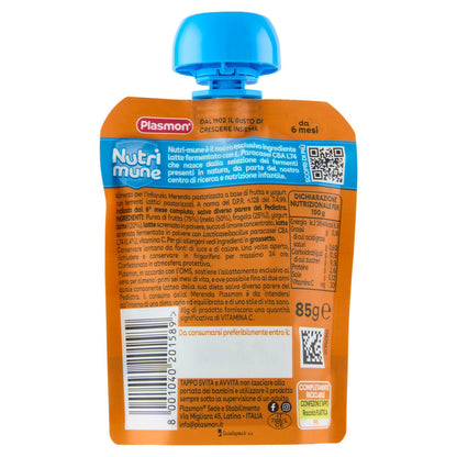 Plasmon il Frullato Nutri mune Fragola e Yogurt con Mela 85 g