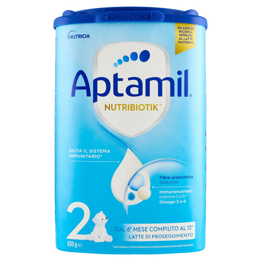 APTAMIL Nutribiotik 2 - Latte di Proseguimento in Polvere, 830g