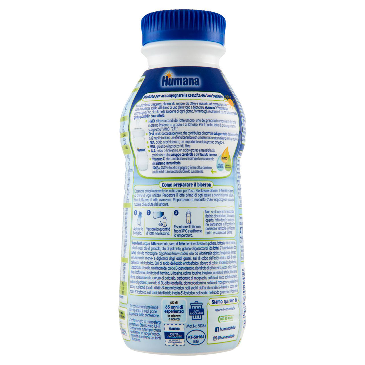 Humana Probalance 2 Latte di proseguimento 470 ml