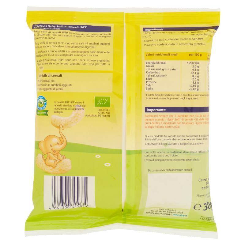 BABY SOFFI DI CEREALI HIPP BIO 30g