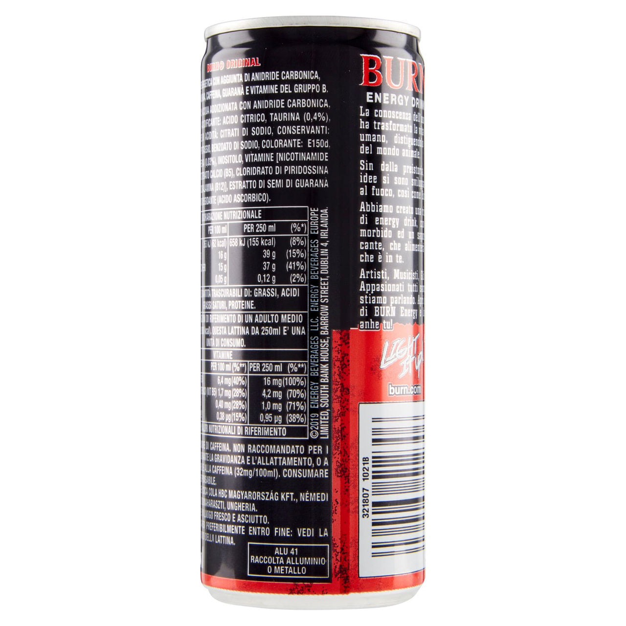Burn Original Slim Can 250 ml