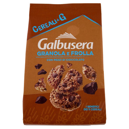 Galbusera Cereali G Granola e Frolla con Pezzi di Cioccolato 300 g