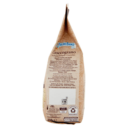 Mulino Bianco Cioccograno con Farina Integrale e Cioccolato 330 g