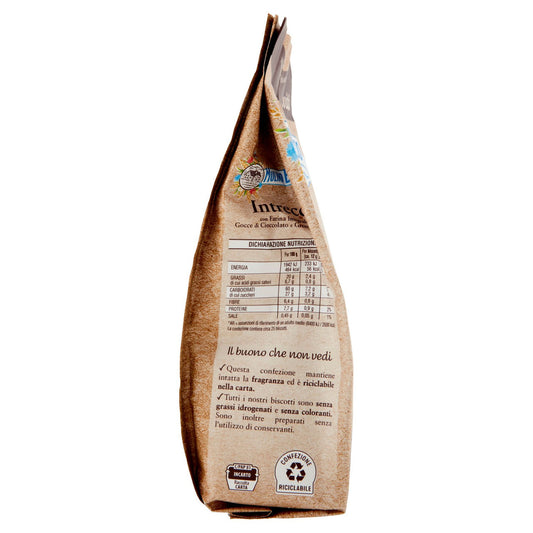 Mulino Bianco Intrecci Biscotti Integrali con Frolla al Cacao e Gocce Cioccolato 300g