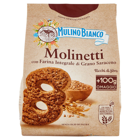 Mulino Bianco Molinetti con Farina Integrale di Grano Saraceno Offerta 800g