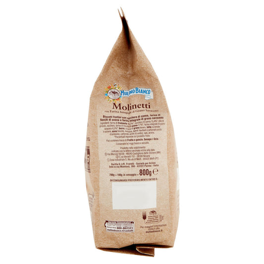 Mulino Bianco Molinetti con Farina Integrale di Grano Saraceno Offerta 800g