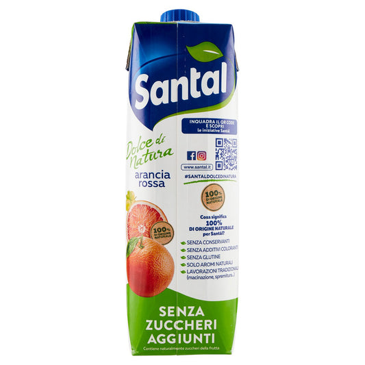 Santàl Dolce di Natura arancia rossa Senza Zuccheri Aggiunti 1000 ml