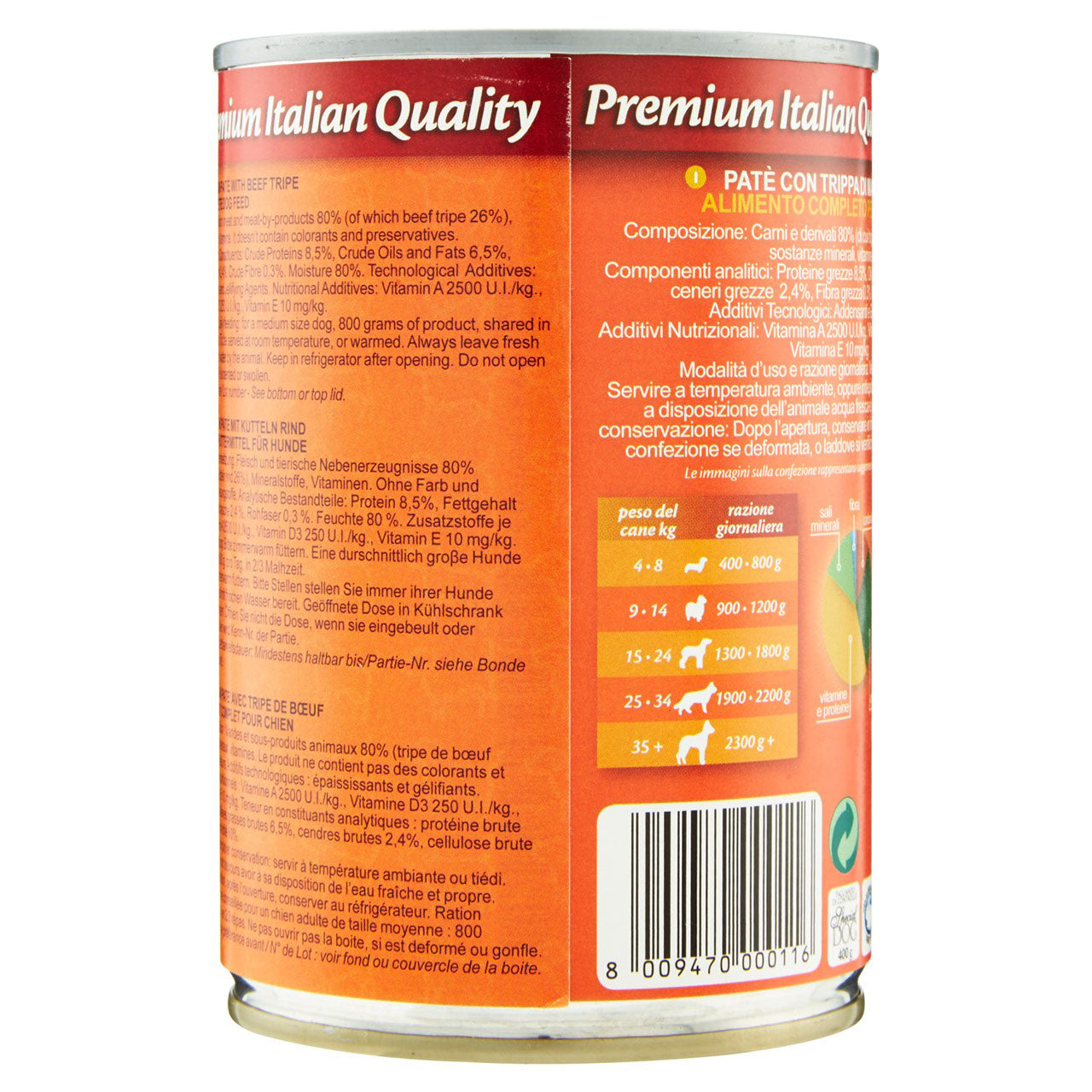Special Dog Patè con Trippa di Manzo 400 g