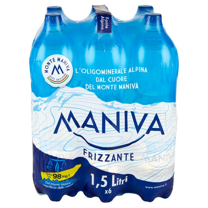ACQUA FRIZZANTE MANIVA PET 1,5lx6L
